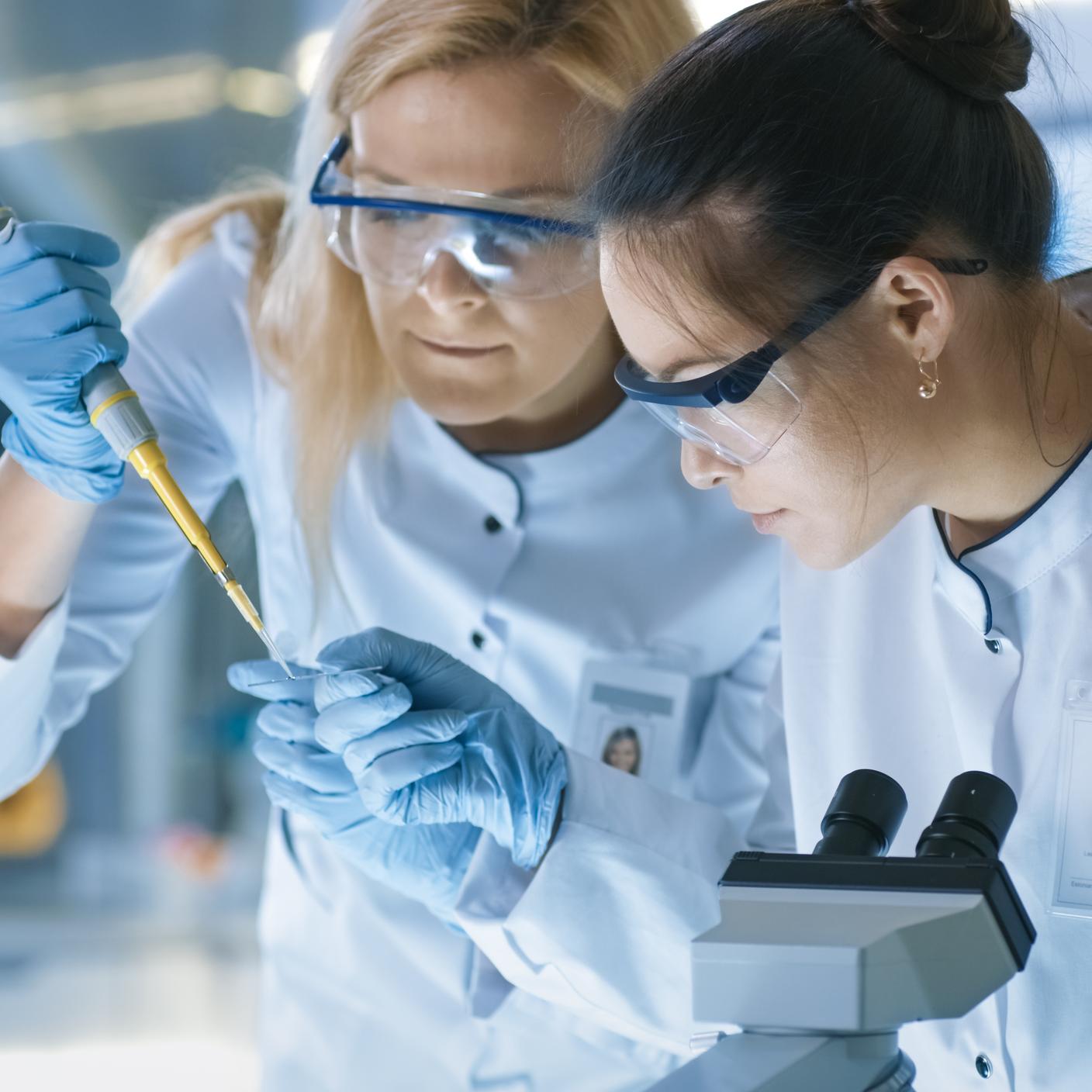 IVD – Zwei Forscher in einem Labor