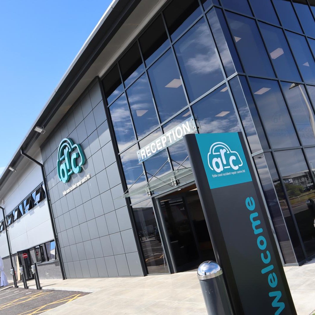 Outside ARC building showing reception